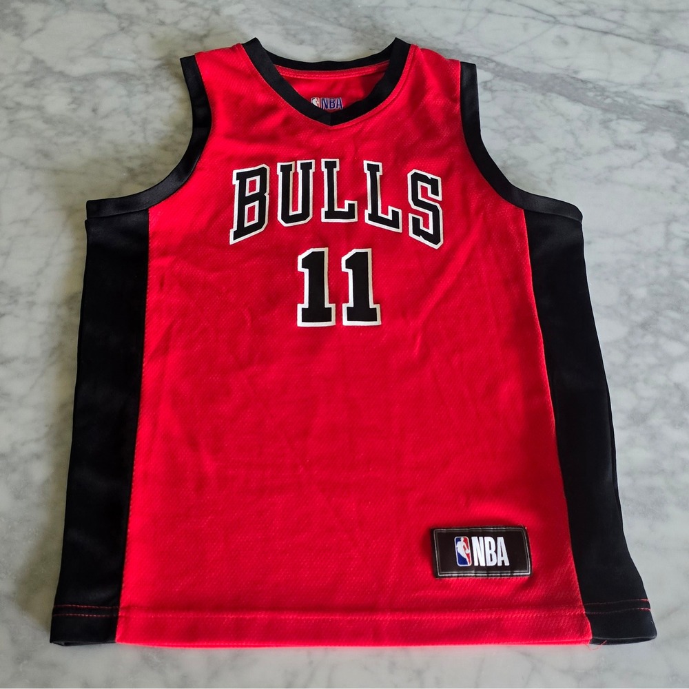 NBA Chicago Bulls DeMar DeRozan 11 Jersey Youth Medium Red Black Basketball
